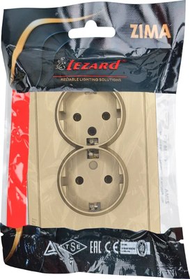 Розетка Lezard Zima 704-3600-127BQC