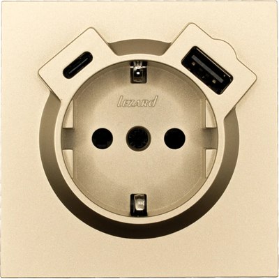 Розетка Lezard Zima 704-3688-181TC - фото