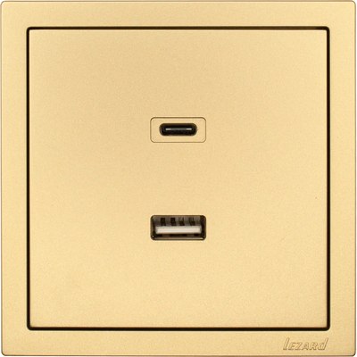 Розетка Lezard Zima 704-3688-192TC