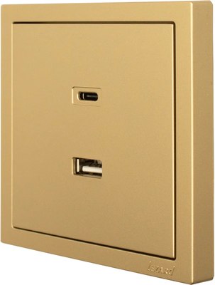 Розетка Lezard Zima 704-3688-192TC