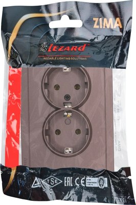 Розетка Lezard Zima 704-7300-127BQC
