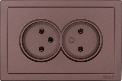 Розетка Lezard Zima 704-7300-128BQC - фото