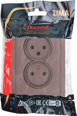 Розетка Lezard Zima 704-7300-128BQC