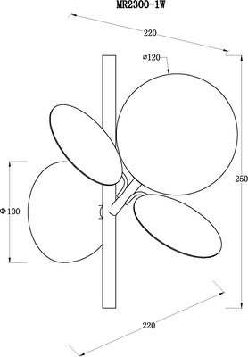 Бра MyFar Flavia MR2300-1W