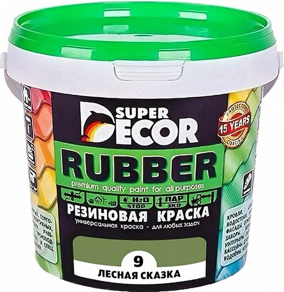 Краска Super Decor Резиновая №09 Лесная сказка - фото