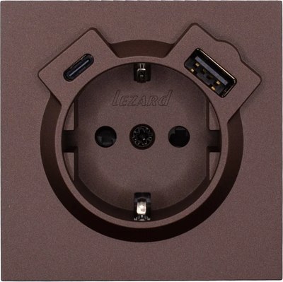 Розетка Lezard Zima 704-7388-181TC - фото