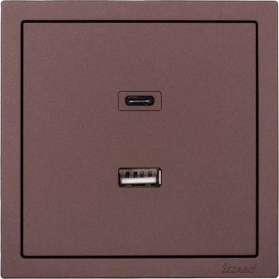 Розетка Lezard Zima 704-7388-192TC