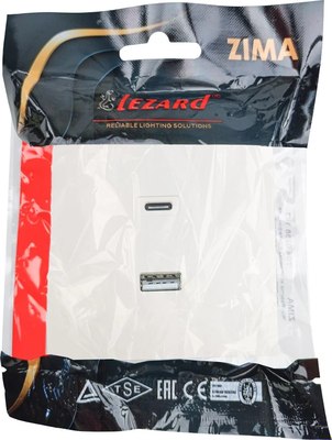 Розетка Lezard Zima 704-9088-192TC