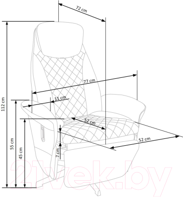Кресло-реклайнер Halmar Camaro