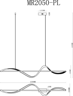 Потолочный светильник MyFar Marry MR2050-PL