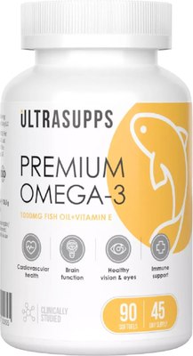 Жирные кислоты Ultrasupps Премиум Омега-3 - фото