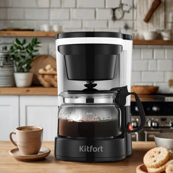 Капельная кофеварка Kitfort КТ-7486