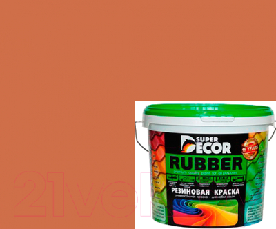 Краска Super Decor Резиновая №18 Кирпич