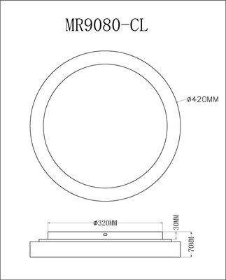 Потолочный светильник MyFar Neso MR9080-CL