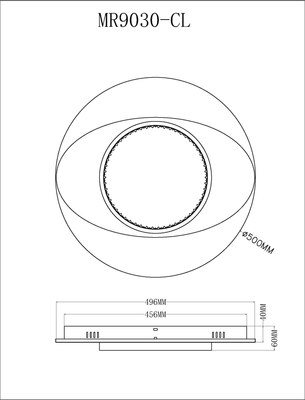 Потолочный светильник MyFar Orbit MR9030-CL