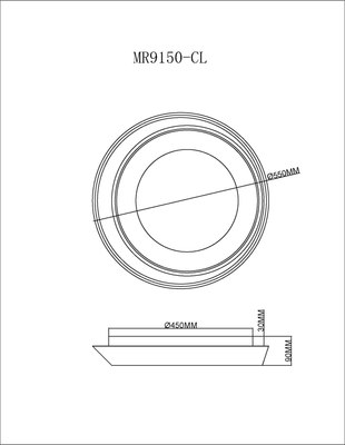 Потолочный светильник MyFar Phoebe MR9150-CL