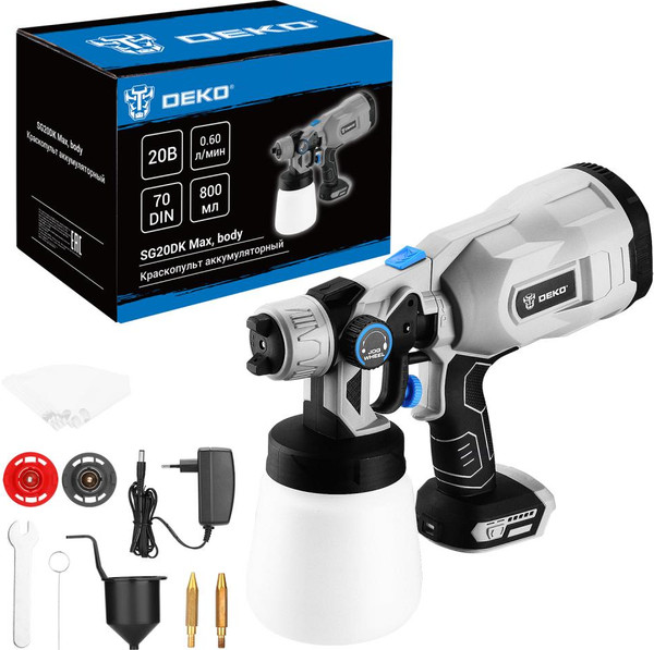 Краскопульт электрический Deko SG20DK Max / 083-1134 - фото