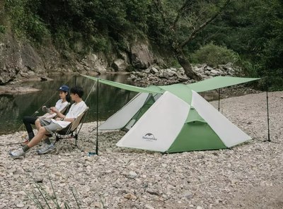 Палатка Naturehike Butterfly / NH21YW132-WHGR (белый/зеленый)