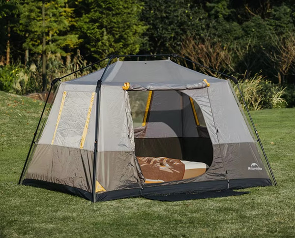 Палатка Naturehike Cape 5.2 / CNK2450WS037-LBG (серый/коричневый)