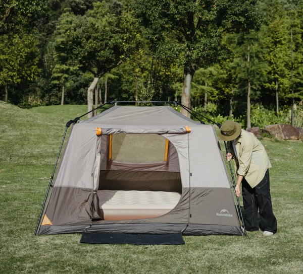 Палатка Naturehike Cape 5.2 / CNK2450WS037-LBG (серый/коричневый)