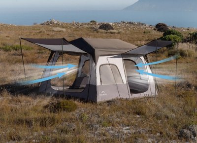 Палатка Naturehike Cape 8.3 / CNK2350WS014-MBR (серый)