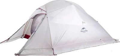 Палатка Naturehike Cloud Up Si / NH18T030-T-DLGSKR (серый/красный) - фото