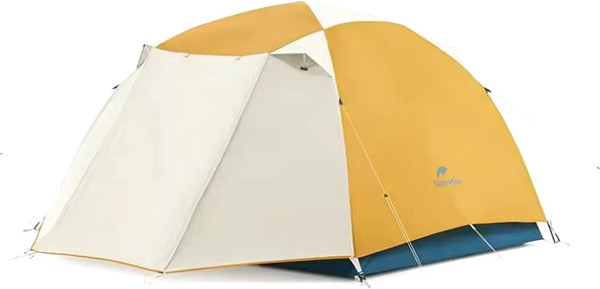 Палатка Naturehike Cloud-Creek PRO / CNK2300ZP024-2YPRO (бежевый/желтый) - фото