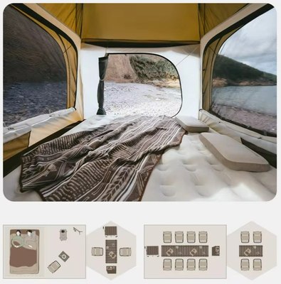 Палатка Naturehike Dune 10.9 / CNK2300ZP029-EYE (хаки)