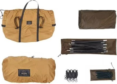 Палатка Naturehike Dune 7.6 / CNH22ZP028-EYU (коричневый)