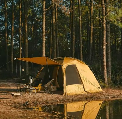 Палатка Naturehike Dune 7.6 / CNH22ZP028-EYU (коричневый)