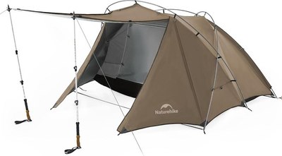 Палатка Naturehike Hillock 6 / CNK2300ZP040-BR (коричневый) - фото