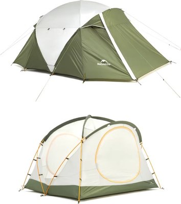 Палатка Naturehike Kota 4 / CNK2450WS041-4OGR (олива)