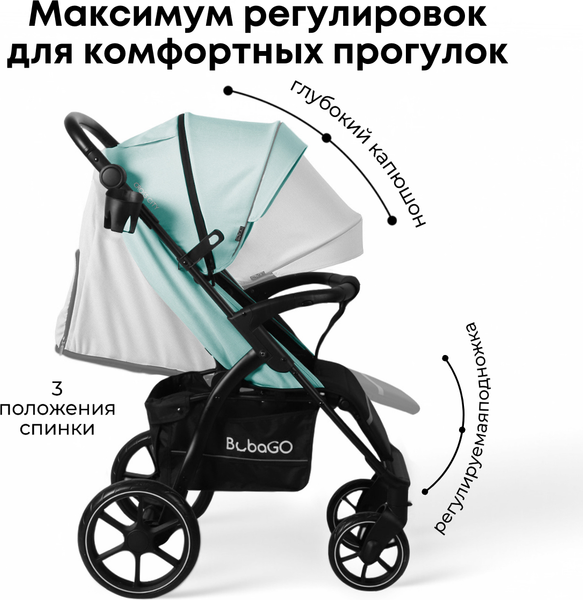 Детская прогулочная коляска Bubago Model Cross City / BG 155-1