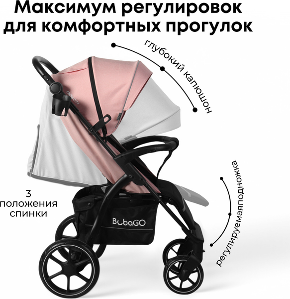 Детская прогулочная коляска Bubago Model Cross City / BG 155-2