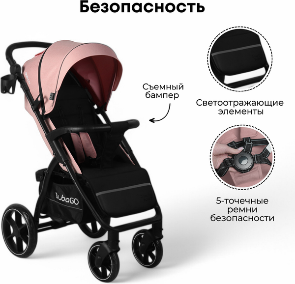 Детская прогулочная коляска Bubago Model Cross City / BG 155-2