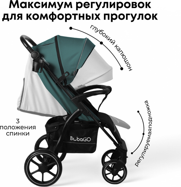 Детская прогулочная коляска Bubago Model Cross City / BG 155-4
