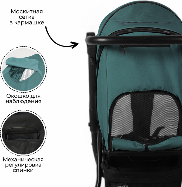 Детская прогулочная коляска Bubago Model Cross City / BG 155-4