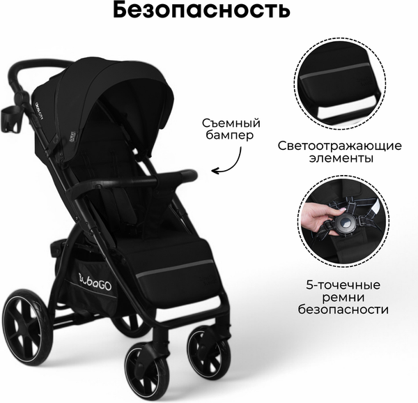Детская прогулочная коляска Bubago Model Cross City / BG 155-6
