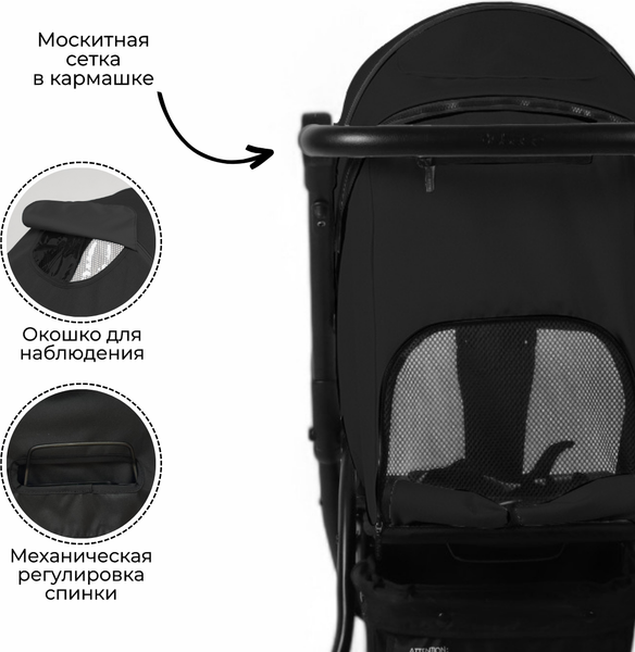 Детская прогулочная коляска Bubago Model Cross City / BG 155-6