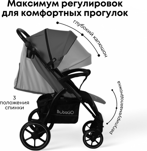 Детская прогулочная коляска Bubago Model Cross City / BG 155-5