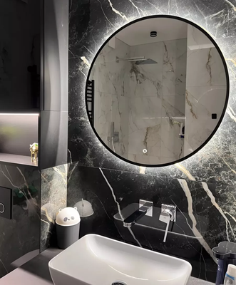 Зеркало Emze 70 / LED.UV.70.70.CHE.AF.4K - фото