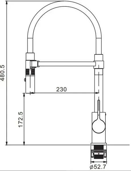 Смеситель Rose R133