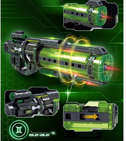 Конструктор Zhe Gao Бластер автомат / 918024