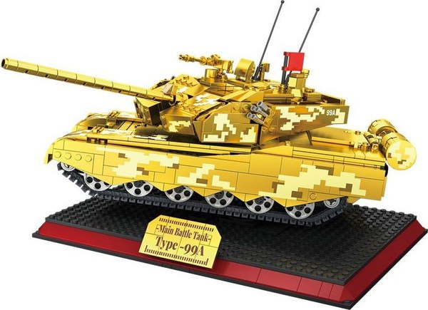 Конструктор Zhe Gao Золотая коллекция. Танк / GZ2008