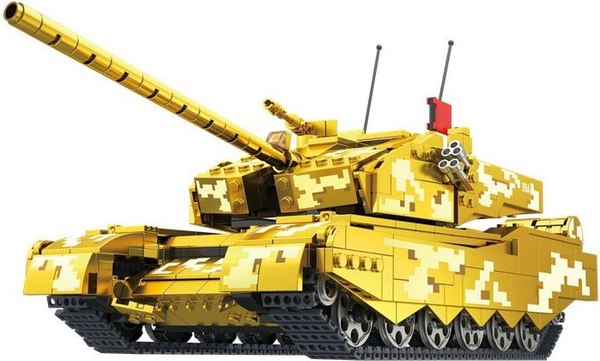Конструктор Zhe Gao Золотая коллекция. Танк / GZ2008