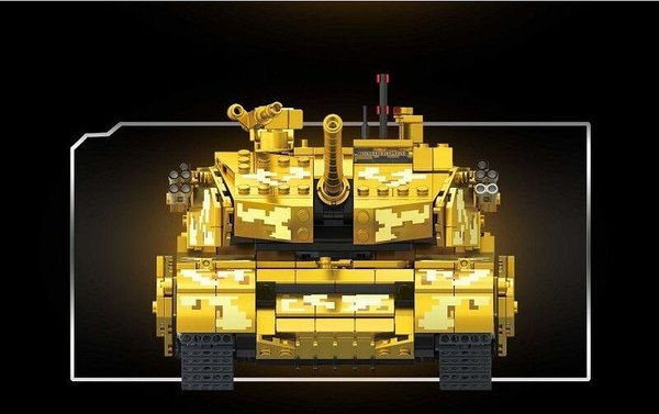 Конструктор Zhe Gao Золотая коллекция. Танк / GZ2008