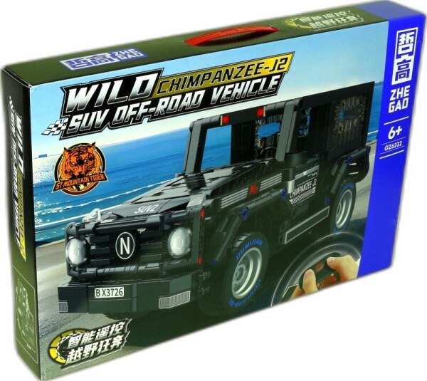 Конструктор управляемый Zhe Gao Скоростной внедорожник на радиоуправлении / GZ6232 - фото