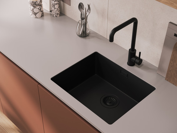 Смеситель Cersanit Como однорычажный с п-образным изливом / 68246