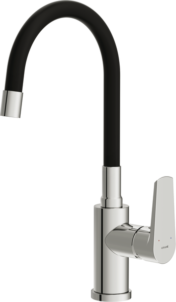 Смеситель Cersanit Moduo однорычажный с гибким изливом / 64842 - фото