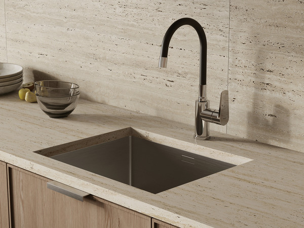 Смеситель Cersanit Moduo однорычажный с гибким изливом / 64842